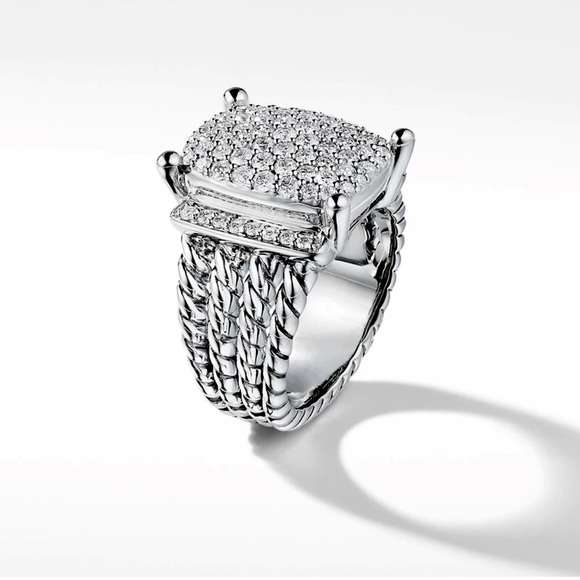 David Yurman Jewelry - DAVID YURMAN Wheaton Pave Diamond Ring